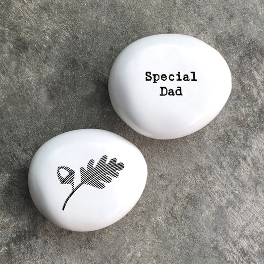 'Special Dad' Porcelain Pebble