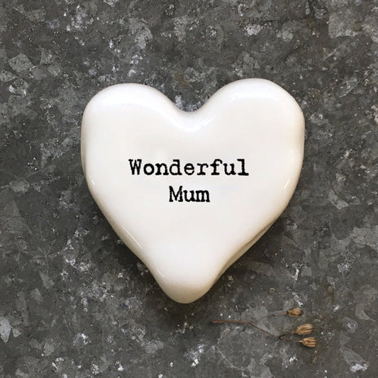 'Wonderful Mum' Porcelain Token