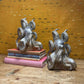 Silver Octopus Pair of Bookends