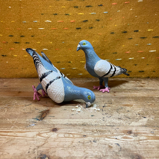 Cast Iron Standing Pigeon Figure